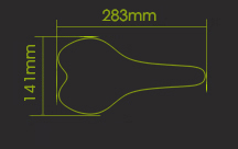saddle size